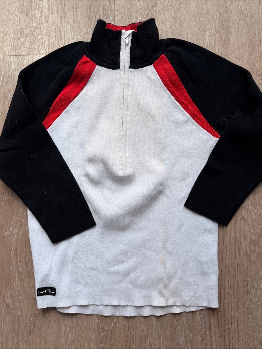 Lauren Ralph Lauren half zip color block sweater